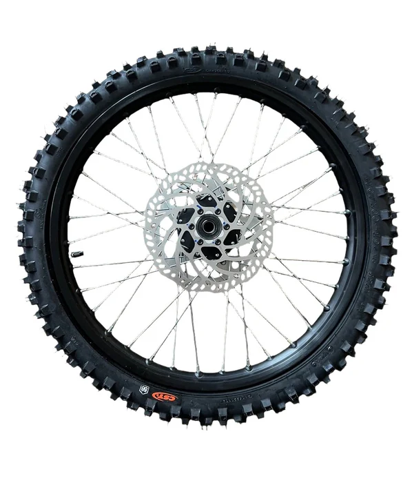 Light Bee 19" Rear Wheel Assembly with Brake Disc, Sprocket, & Tire - Image 2